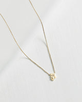 18k yellow gold chinese character necklace chinese zodiac year of the dragon