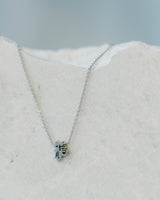 18k white gold chinese character jewellery necklace year of the dragon