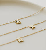 rhapsody in gold chinese character eight virtues necklace 18k yellow gold