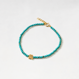 Joy 樂 Turquoise Bead Bracelet