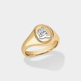 Love 愛 Signet Ring (Regular)