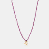 Garnet Beaded Necklace