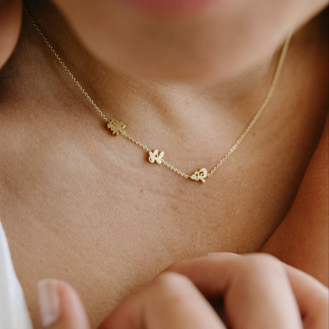 Custom Gold Jewellery with Chinese Character | Rhapsody in Gold ...