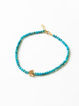 Love 愛 Turquoise Bead Bracelet
