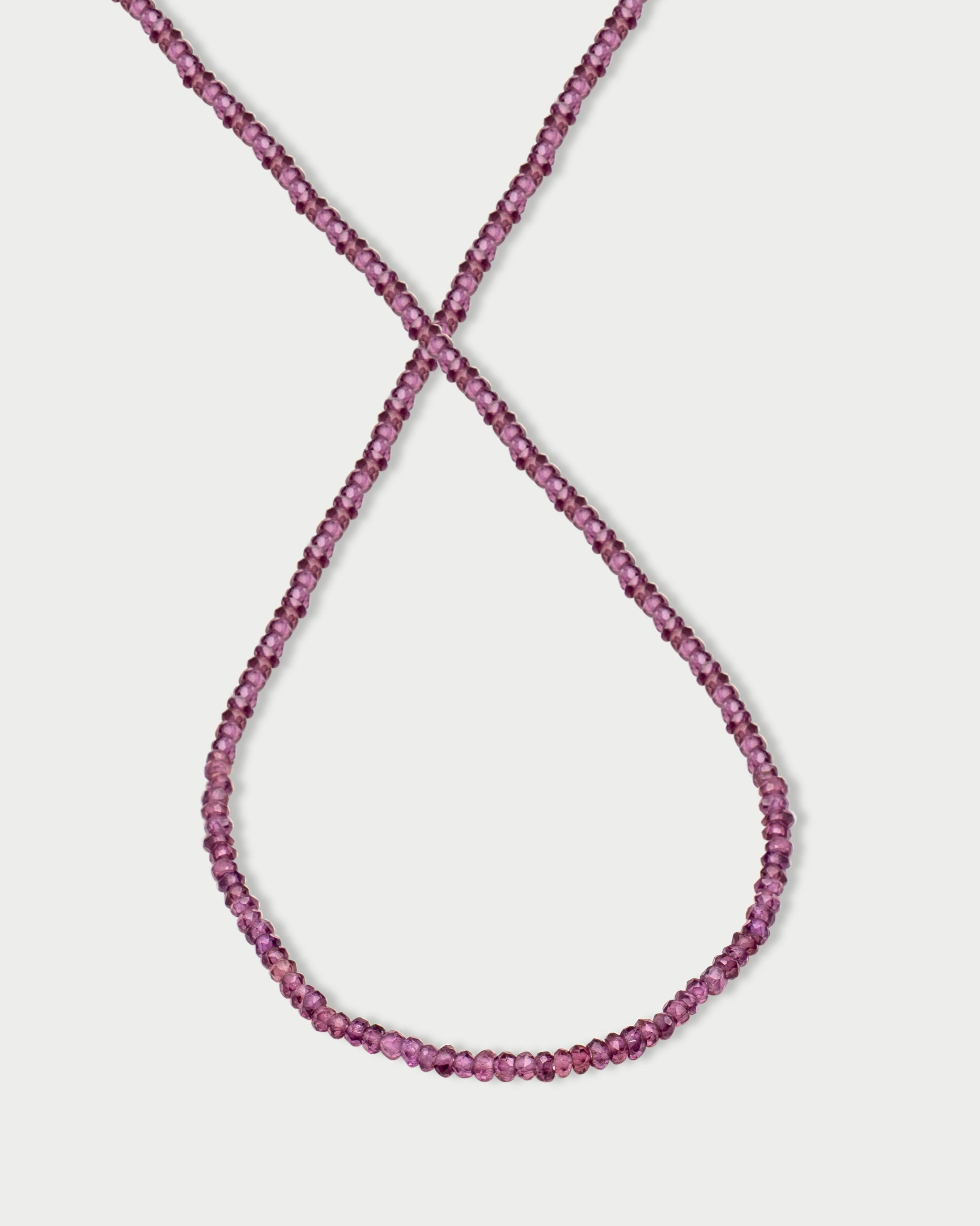 Garnet Beaded Necklace