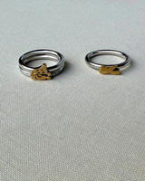 Love Trio Stacked Rings